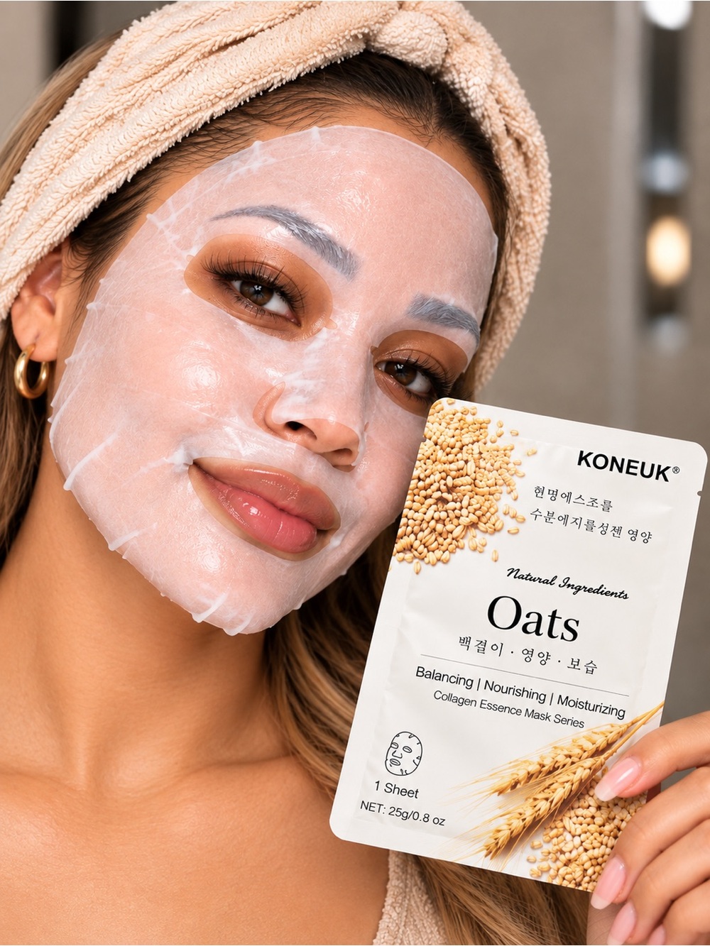 Oats Hydrating Collagen Essence Sheet Mask